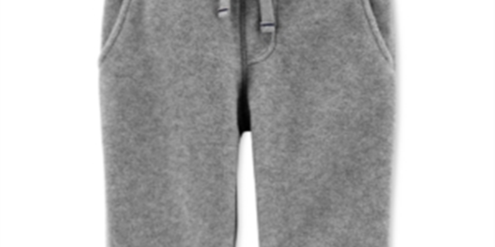 Calça Carter's Toddler Boy's Fleece Cinza Tamanho 2T