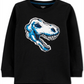 Camiseta Carter's Boy's Dinosaur Slub Jersey Preta Tamanho 7