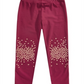Leggings com glitter para meninas Epic Threads Toddler, tamanho 3T, vermelha