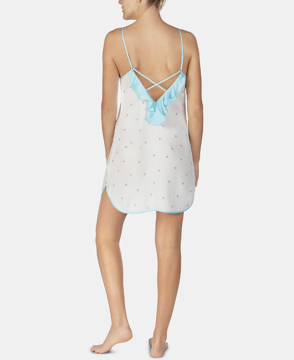 Camisola feminina Betsey Johnson com estampa de diamantes, branca, tamanho grande