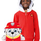 Cubcoats Transforming 2 em 1 Unissex Marshall 2 em 1 Bicho de Pelúcia com Capuz Vermelho