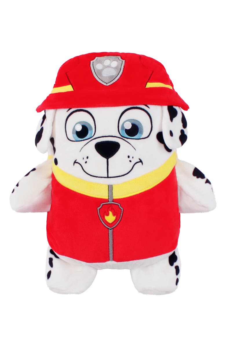 Cubcoats Transforming 2 em 1 Unissex Marshall 2 em 1 Bicho de Pelúcia com Capuz Vermelho