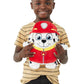 Cubcoats Transforming 2 em 1 Unissex Marshall 2 em 1 Bicho de Pelúcia com Capuz Vermelho