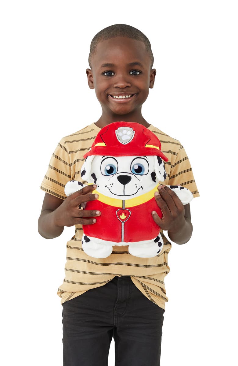 Cubcoats Transforming 2 em 1 Unissex Marshall 2 em 1 Bicho de Pelúcia com Capuz Vermelho