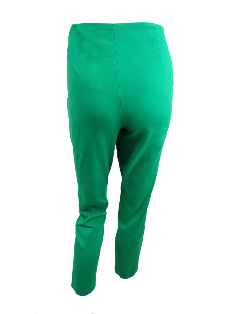 Calça skinny feminina Chelsea Stretch Charter Club, verde, tamanho 8, pequena