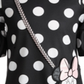 Vestido com estampa de bolinhas da Minnie da Disney para meninas, rosa, tamanho 6
