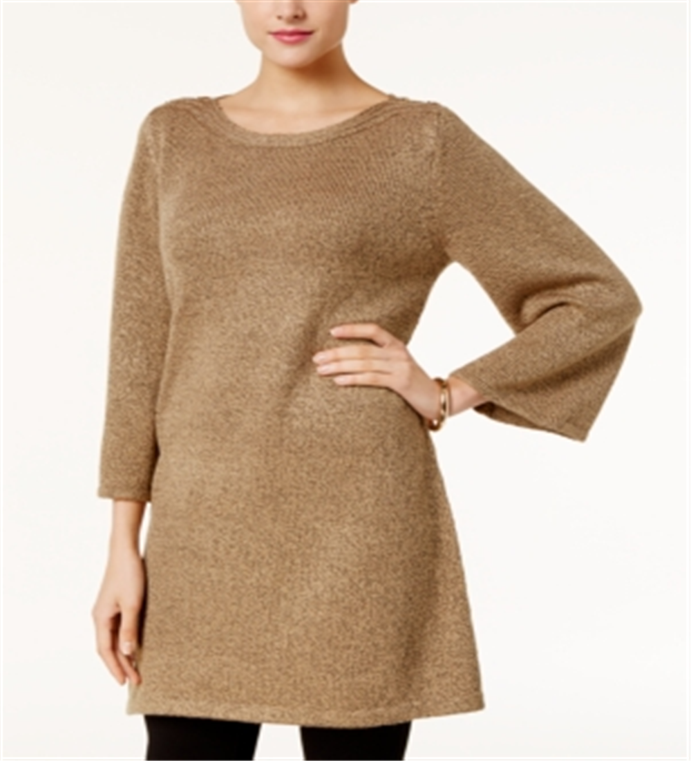 Karen Scott Suéter Feminino Gola Canoa Marrom Tamanho XG