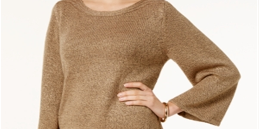 Karen Scott Suéter Feminino Gola Canoa Marrom Tamanho XG