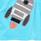Camiseta infantil de algodão com estampa de foguete First Impressions para meninos, tamanho 4T