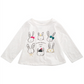 Camiseta estampada de coelhinhos First Impressions para bebê menina, tamanho branco, 3 a 6 meses