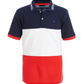 Tommy Hilfiger Blazer Marc Polo para menino, camiseta azul, tamanho 8-20
