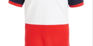 Tommy Hilfiger Blazer Marc Polo para menino, camiseta azul, tamanho 8-20