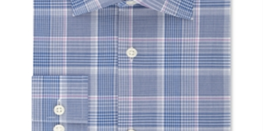 Camisa social masculina Massimo Alba com botões e caimento regular, azul, tamanho 18x34-35