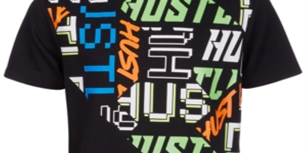 Camiseta com estampa gráfica Ideology Big Boy's Escolha Preto Tamanho Médio