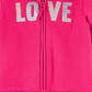 Carter's Toddler Girl's Sequin Love Zip Up Fleece Hoodie Rosa Tamanho 5T