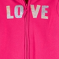 Carter's Toddler Girl's Sequin Love Zip Up Fleece Hoodie Rosa Tamanho 5T