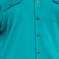 Polo Karen Scott Feminino Gola Alta Azul Tamanho 2X