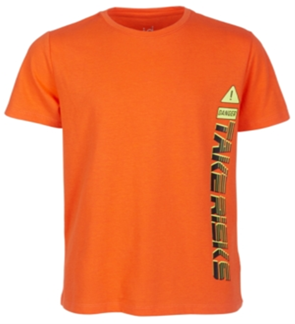 Camiseta estampada Ideology Big Boy's Laranja Tamanho P