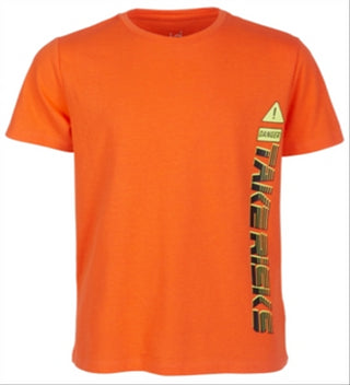Camiseta estampada Ideology Big Boy's Laranja Tamanho P