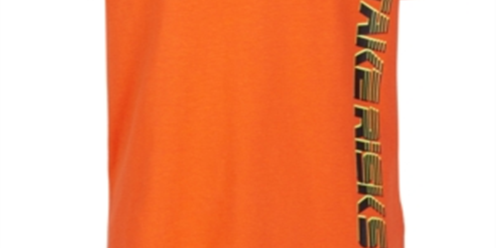 Camiseta estampada Ideology Big Boy's Laranja Tamanho P