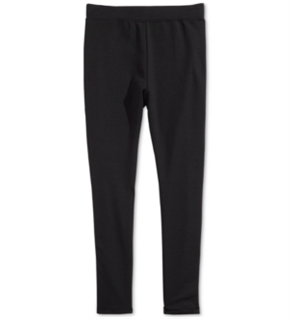 Leggings com fita lateral e logotipo de malha Ponte para meninas grandes da Barbie, pretas, tamanho grande