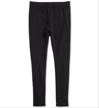 Leggings com fita lateral e logotipo de malha Ponte para meninas grandes da Barbie, pretas, tamanho grande