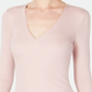 Blusa feminina com decote em V INC International Concepts, rosa, tamanho pequeno XL