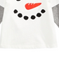 Camiseta de algodão com estampa de boneco de neve para meninos First Impressions, branca, tamanho 3 a 6 meses