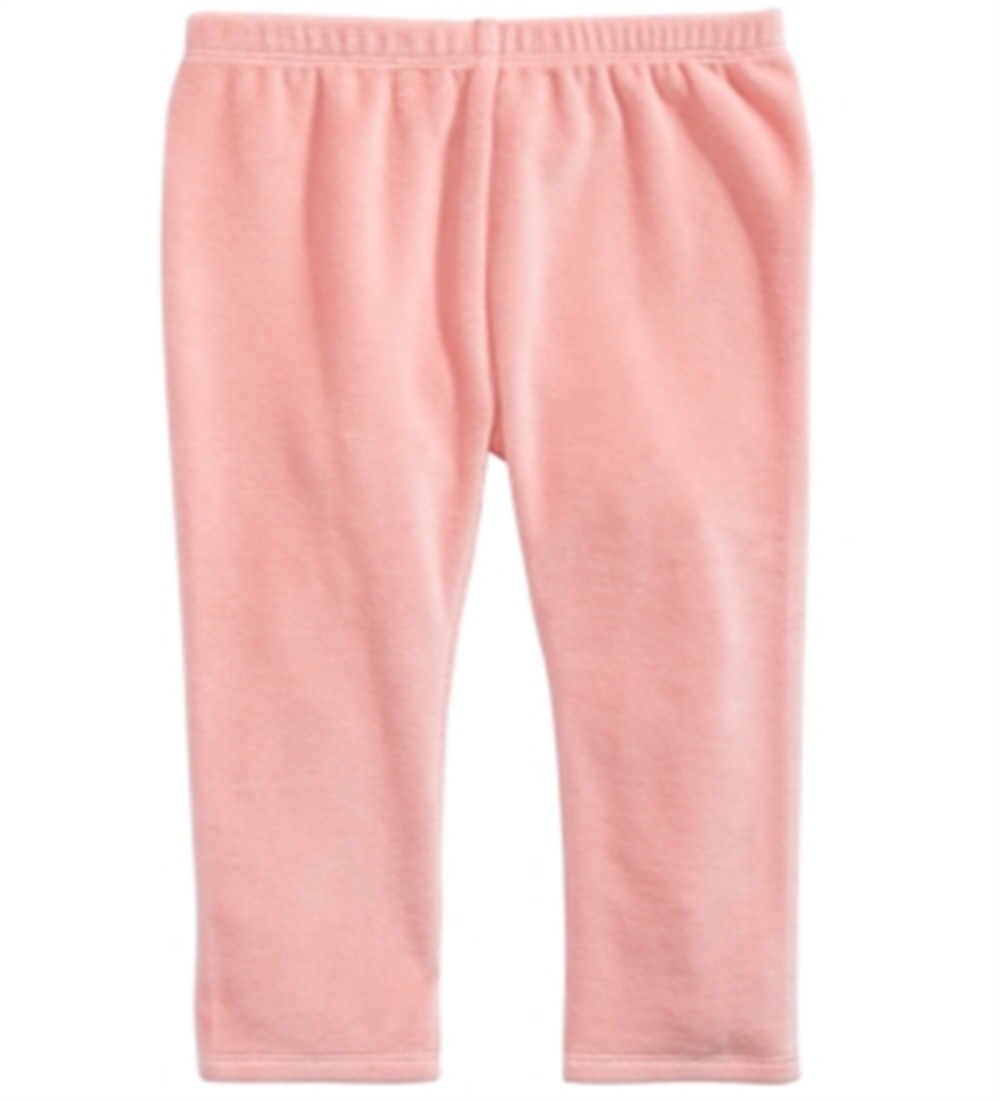 Leggings de veludo para bebê menina First Impressions rosa tamanho 18 meses