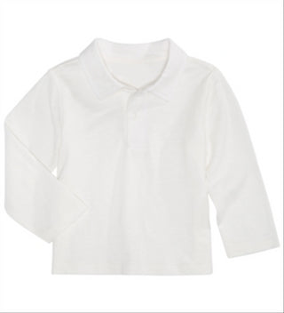 First Impressions Toddler Boy's Cotton Polo Shirt White Size 2T