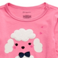 Camiseta infantil de algodão manga comprida First Impressions para meninas, tamanho 2T, rosa
