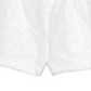 Shorts de algodão com ilhós First Impressions para bebê menina, branco, tamanho 18 meses