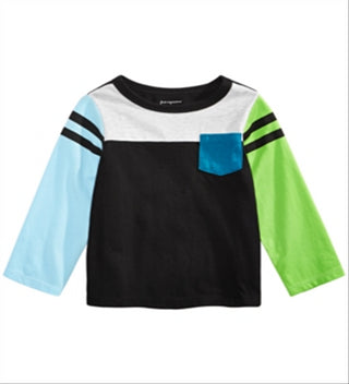Camiseta Colorblocked para Bebê Menino First Impressions Preta Tamanho 24 MOS