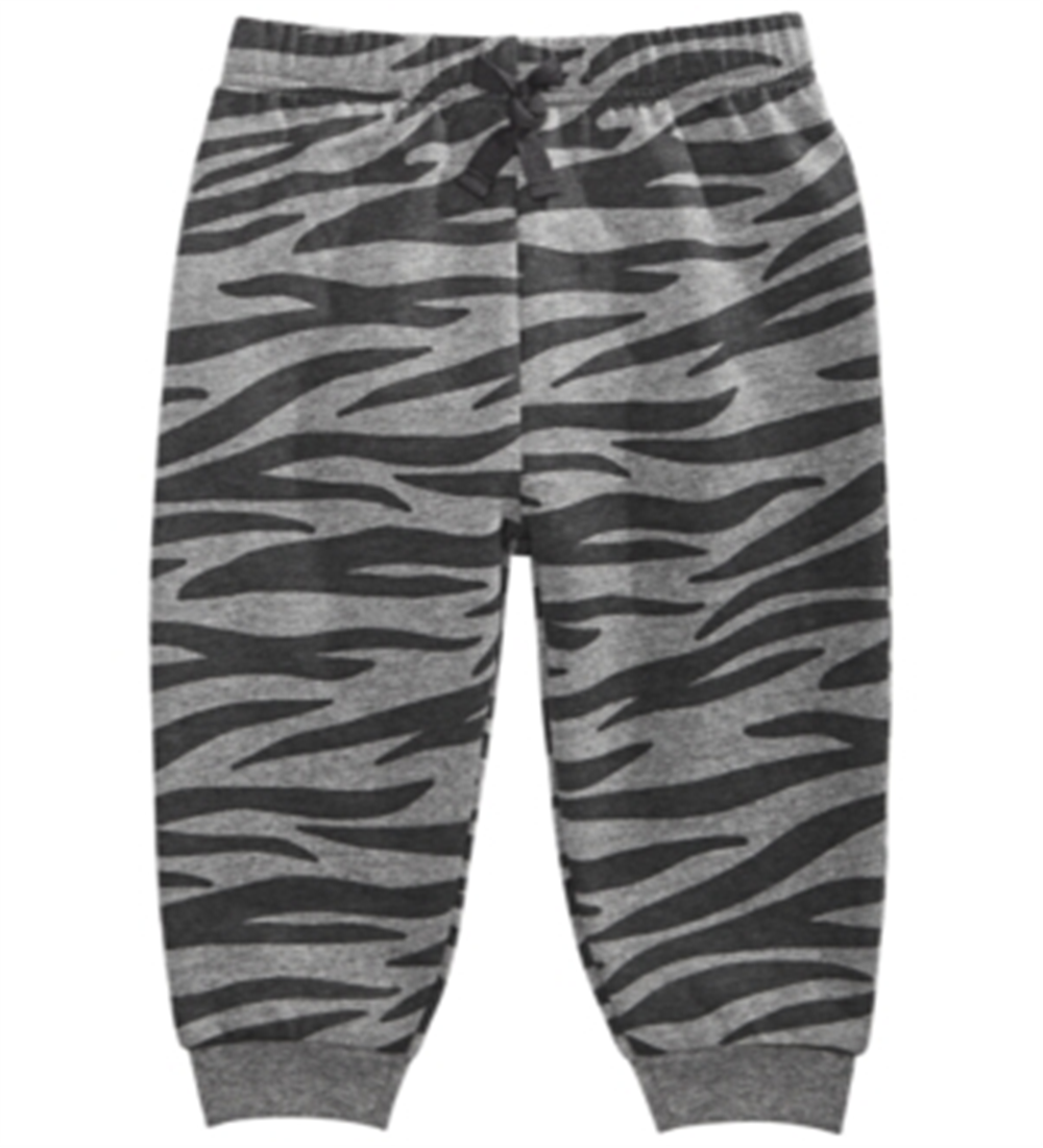 Calça jogger estampa animal para bebê menino First Impressions cinza tamanho 12 M