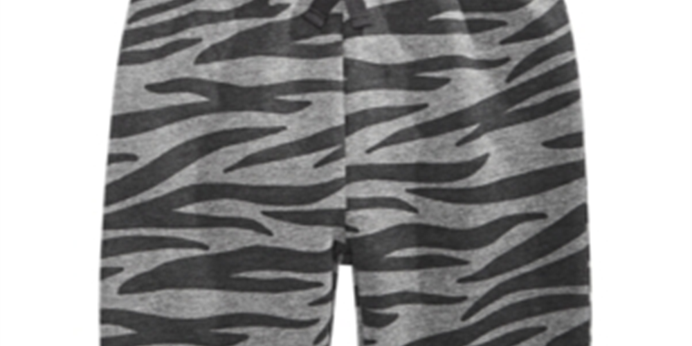 Calça jogger estampa animal para bebê menino First Impressions cinza tamanho 12 M
