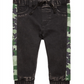 Calça jeans camuflada listrada First Impressions Baby Boy, preta, tamanho 18 meses