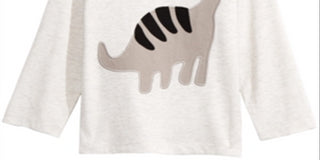 Camiseta estampada de dinossauro First Impressions para bebês meninos, marrom, tamanho 3-6 meses