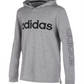 Moletom com capuz Adidas Little Boy's Logo Print Cinza Tamanho 4