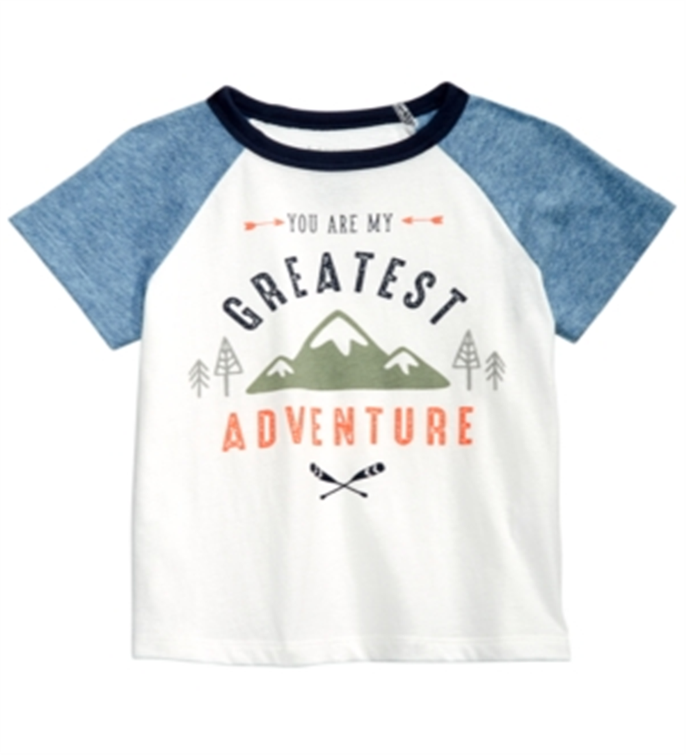 Camiseta de algodão estampada First Impressions Baby Boy's Adventure, tamanho 24 meses