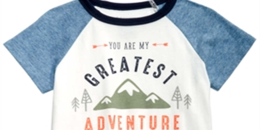 Camiseta de algodão estampada First Impressions Baby Boy's Adventure, tamanho 24 meses
