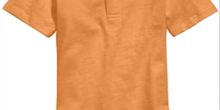 Camisa polo de algodão para meninos First Impressions, laranja, tamanho 3-6 meses