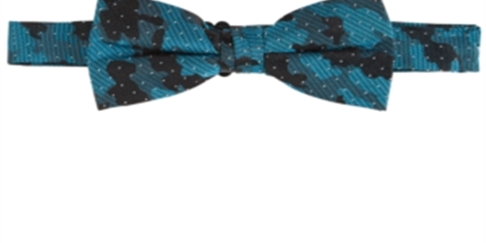 Gravata borboleta camuflada DKNY Big Boy's azul - azul-petróleo, tamanho único