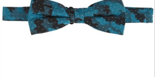 DKNY Big Boy's Camo Print Bow Tie Blue - Teal  One Size