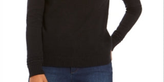 Suéter feminino de malha lurex Charter Club marrom tamanho pequeno pequeno