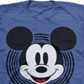 Camiseta infantil Disney Mickey Mouse hipnotizado para meninos, azul, tamanho 2
