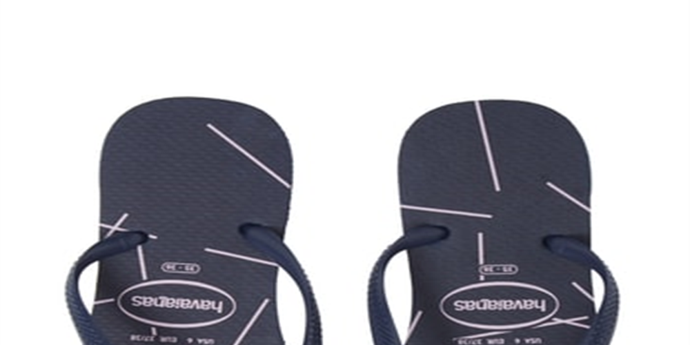 Chinelo Havaianas Slim Fine Lines Feminino Azul Tamanho 8