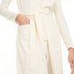 Anne Klein Cardigan aberto feminino, branco, tamanho XX-S