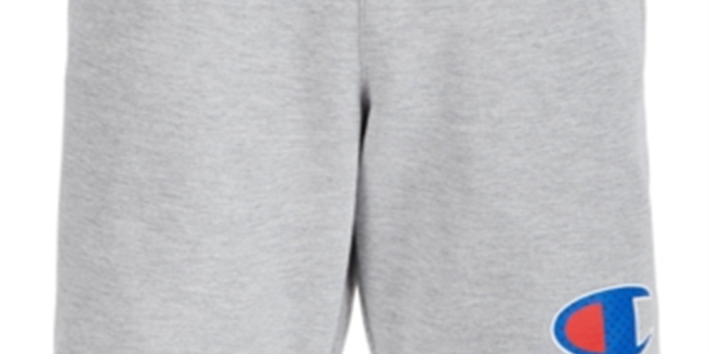 Champion Boy's French Terry Short Cinza Tamanho Pequeno