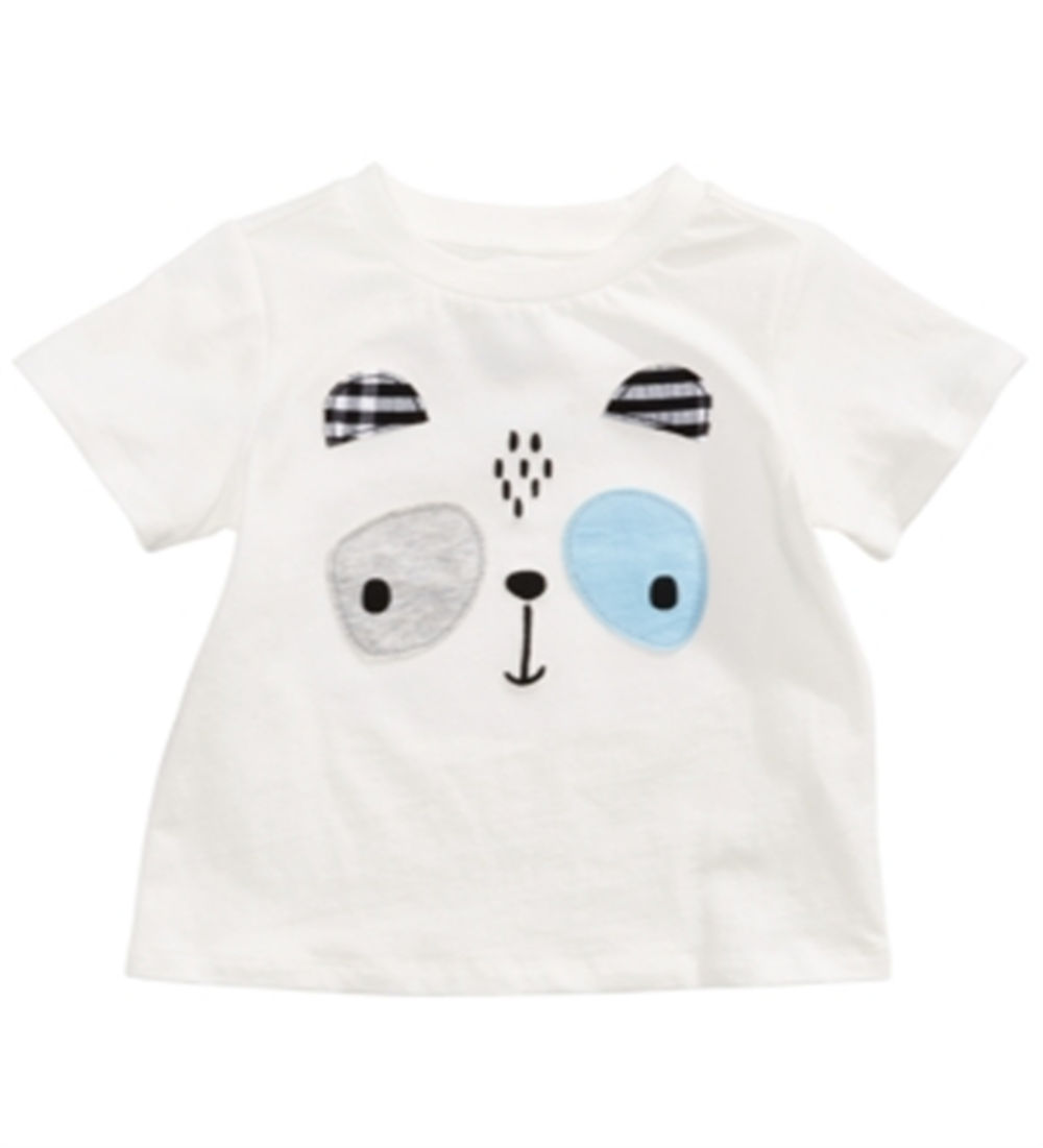 Camiseta infantil estampada com panda First Impressions para meninos, tamanho 4T