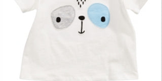 Camiseta infantil estampada com panda First Impressions para meninos, tamanho 4T